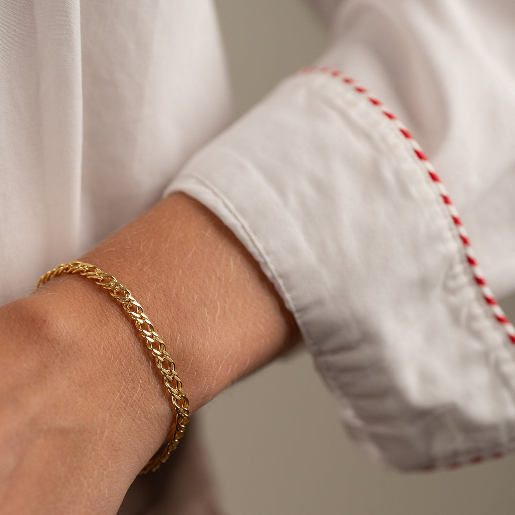 Bracelet doré or fin - Noël – Sissi100fils bijoux