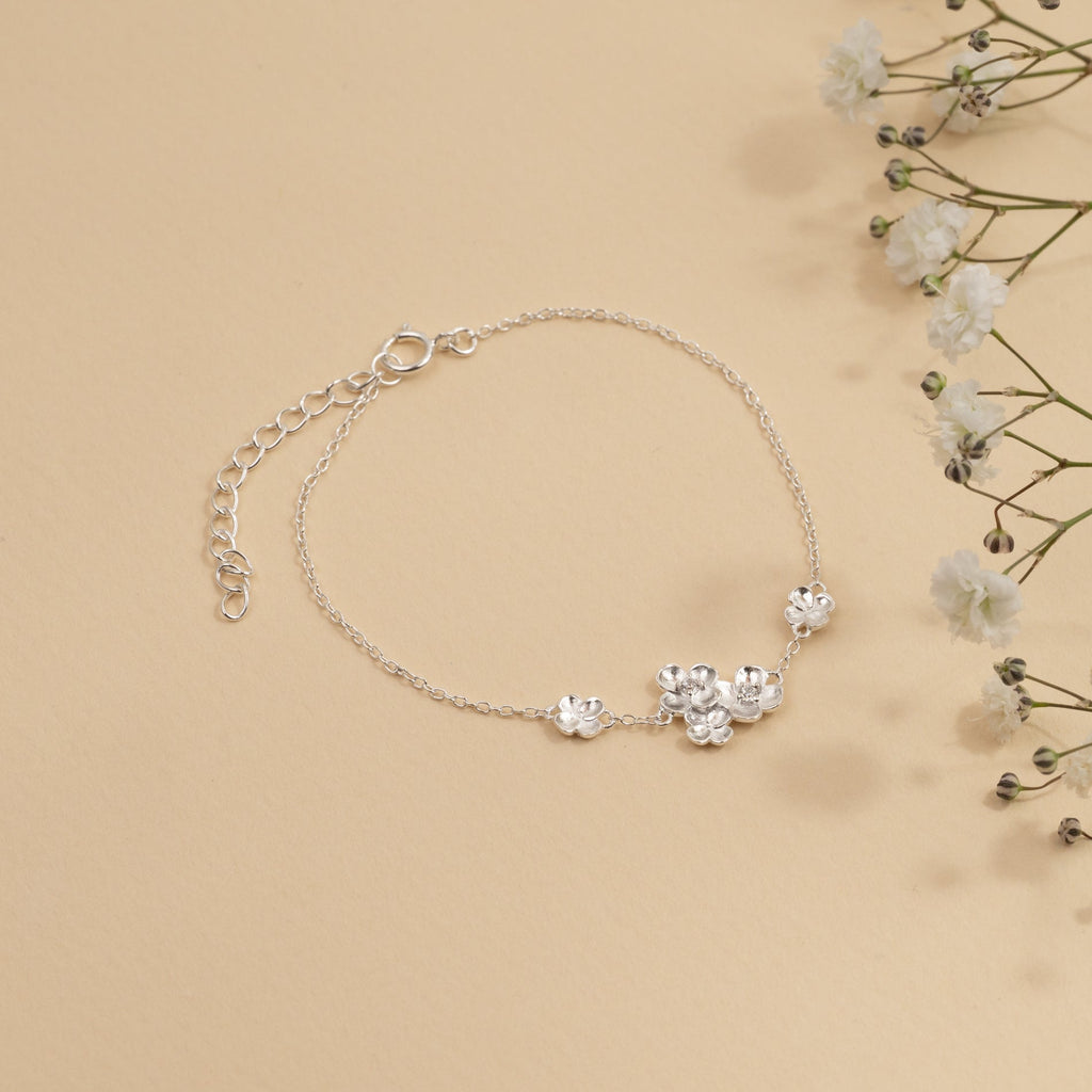 FLORA CRYSTAL SILVER BRACELET – Sisi Copenhagen