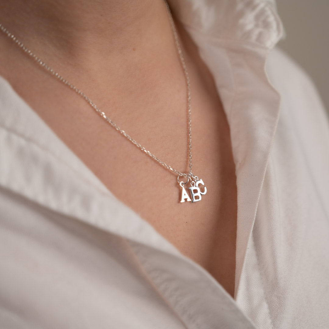 LETTER SILVER PENDANT – Sisi Copenhagen