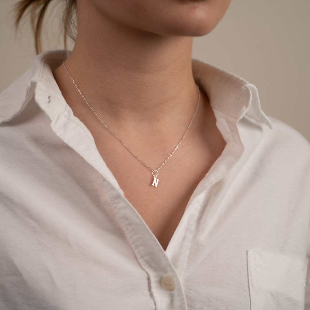 Buy N - Initial Necklace N Online | New Zealand